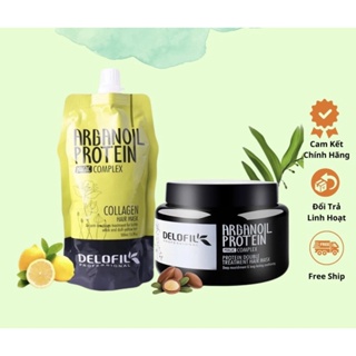 HẤP PHỤC HỒI CHUYÊN SÂU DELOFIL 500ML - KEM Ủ TÓC DELOFIL - HẤP DELOFIL  ARGAN OIL CHÍNH HÃNG.