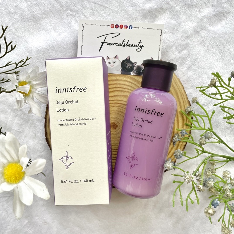 Sữa Dưỡng Trắng Và Ngăn Ngừa Lão Hóa Cung Cấp Độ Ẩm Cho Da Innisfree Jeju Orchid Lotion 160ml