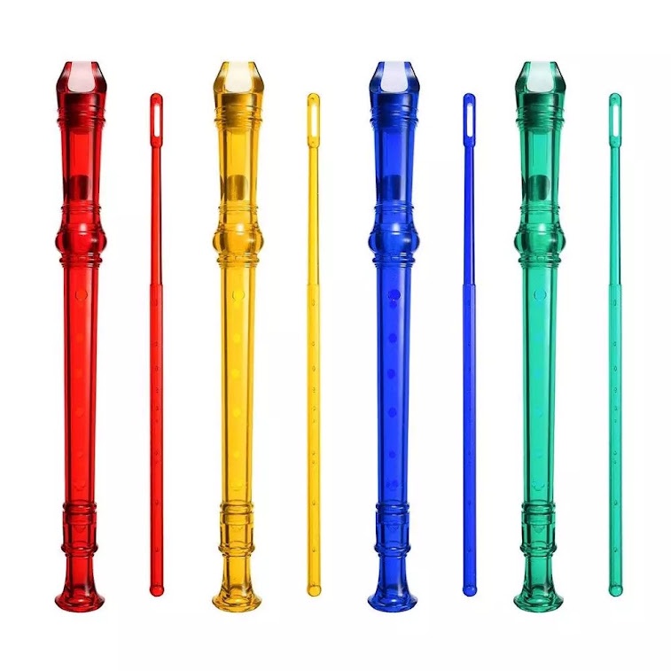 SÁO RECORDER 8 LỖ MÀU 3 KHỚP