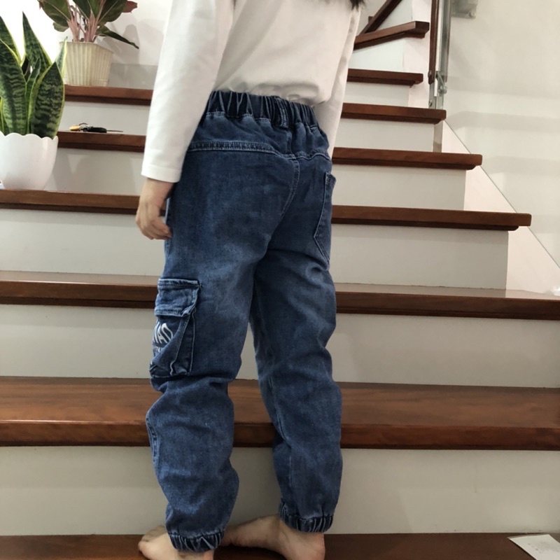 Quần bò quần JEAN bé trai bé gái chất vải cao cấp co dãn thoải mái JBT02 - Beddep Kids Clothes