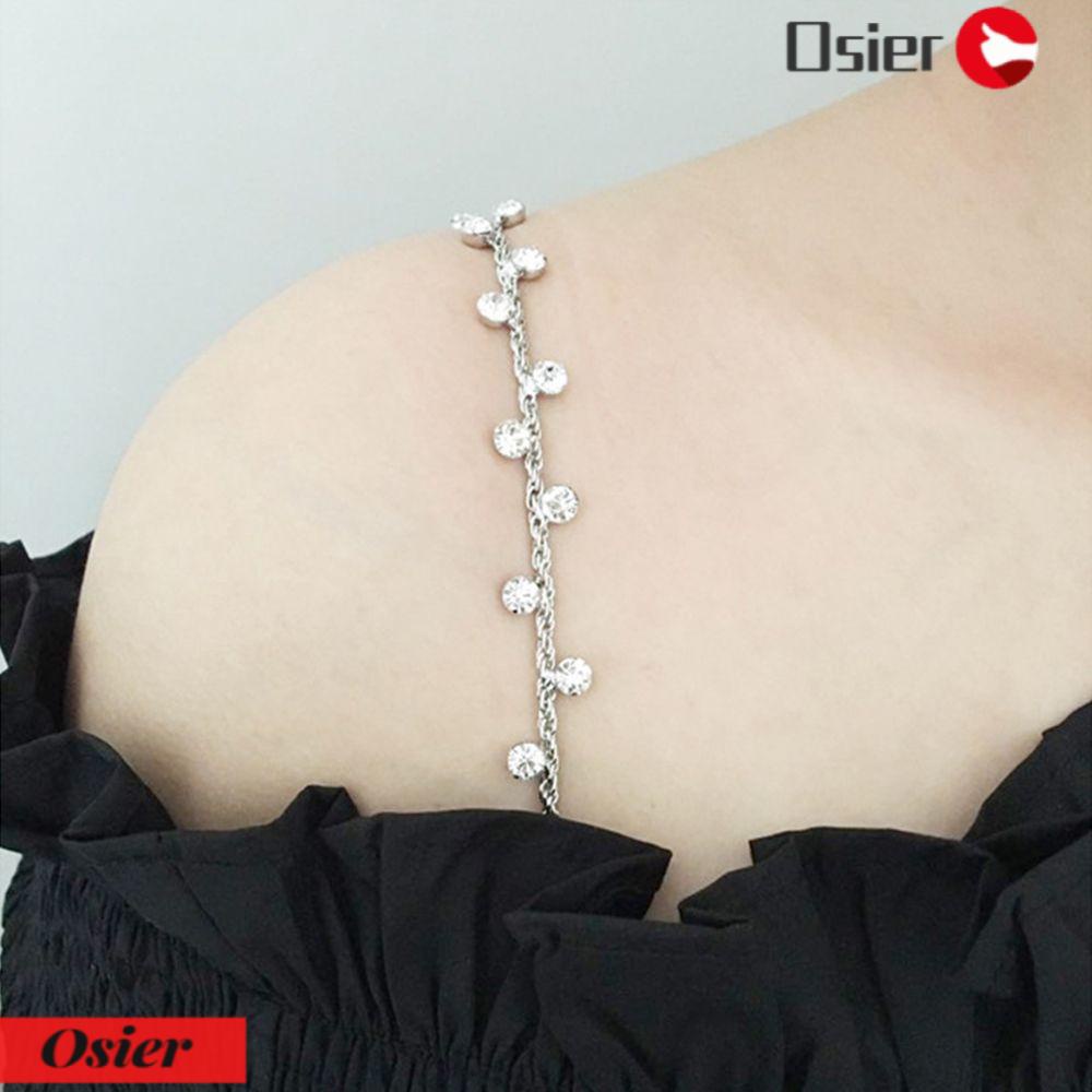 Dây Áo Ngực Đính Đá Zircon Chống Trượt 1 Cái Cho Nữ