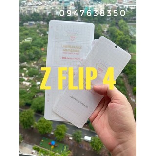 Dán dẻo PPF Samsung Galaxy Z Flip 4, Z Flip 4 5G trong suốt + tặng gạt, giấy lau