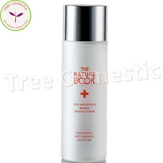 Nước hoa hồng dưỡng trắng, tái tạo, căng mịn da - vita white plus renew jinseng toner
