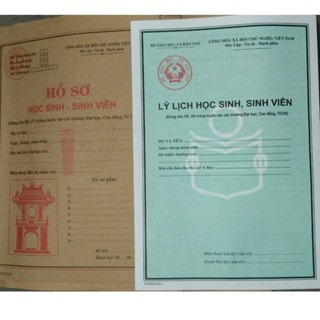 Combo 5 Hồ sơ học sinh sinh viên