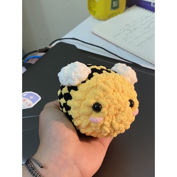 Gấu bông ong - Bé ong bông plushie handmade nhồi bông