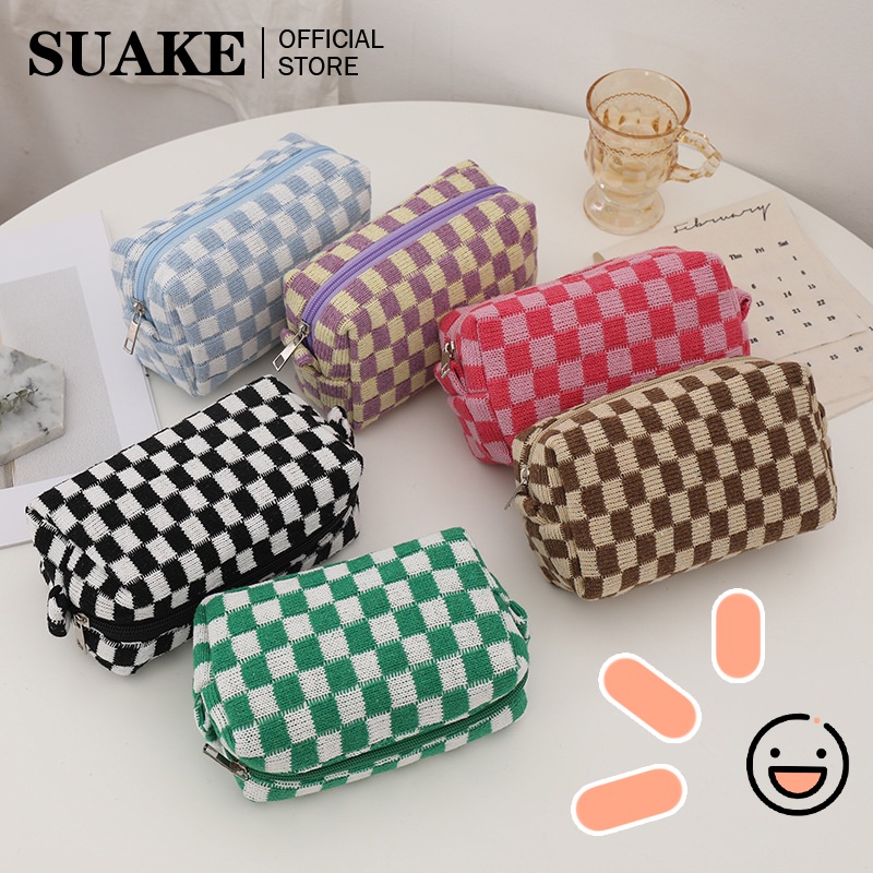 Túi Đựng Bút / Mỹ Phẩm Cỡ Lớn Phong Cách Hàn Quốc Tiện Dụng