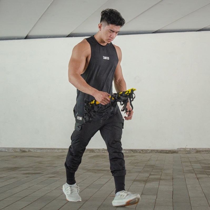 Áo Unbreakable Tanktop tập gym nam siêu co dãn - SAINTED