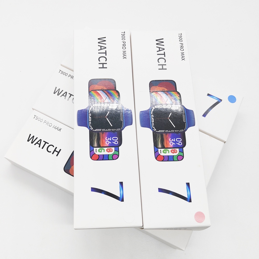 Đồng Hồ Thông Minh T900 Pro Max Chống Thấm Nước 44mm Iwo 13 series 7 Có Hai Nút Bấm