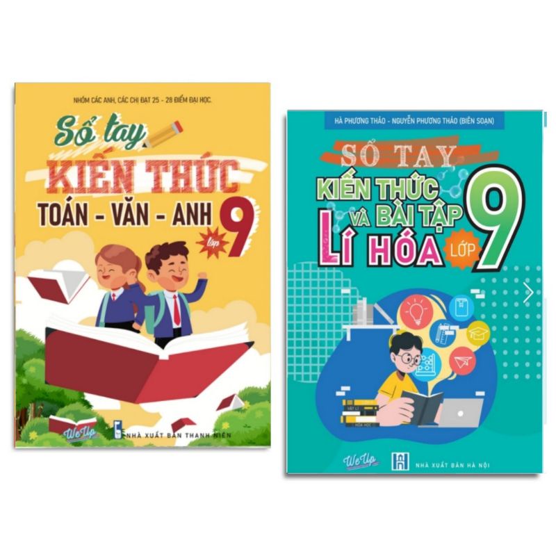 Sổ Tay Kiến_Thức Toán_Văn_Anh Lớp_9 Và Sổ Tay Lí_Hóa Lớp_9