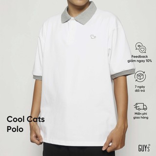 Áo Polo Nam Nữ Unisex Cool Cats Polo - Chất liệu Cotton Cá sấu Thoáng Mát, Năng Động, Thấm hút mồ hôi GUY's Closet