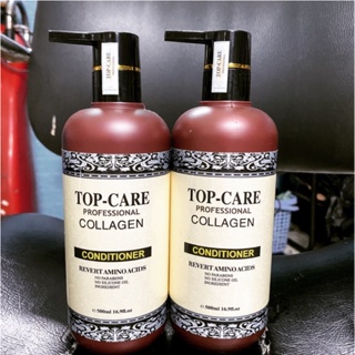 ✅[CHÍNH HÃNG] Cặp dầu gội xả TOP CARE - ARGAN - OIL Tái tạo cấu trúc tóc siêu mềm mượt 500ml