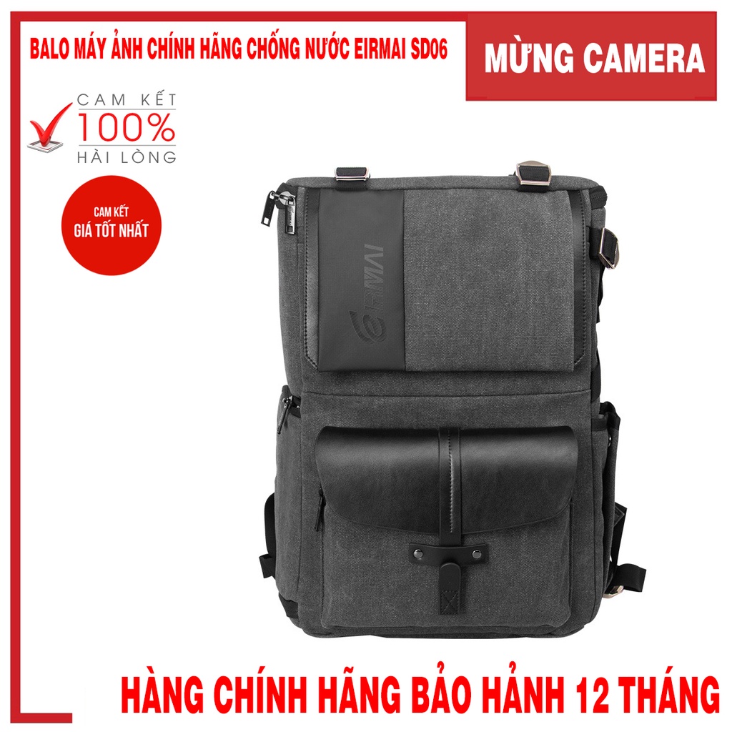 Balo máy ảnh chính hãng chống nước Eirmai SD06