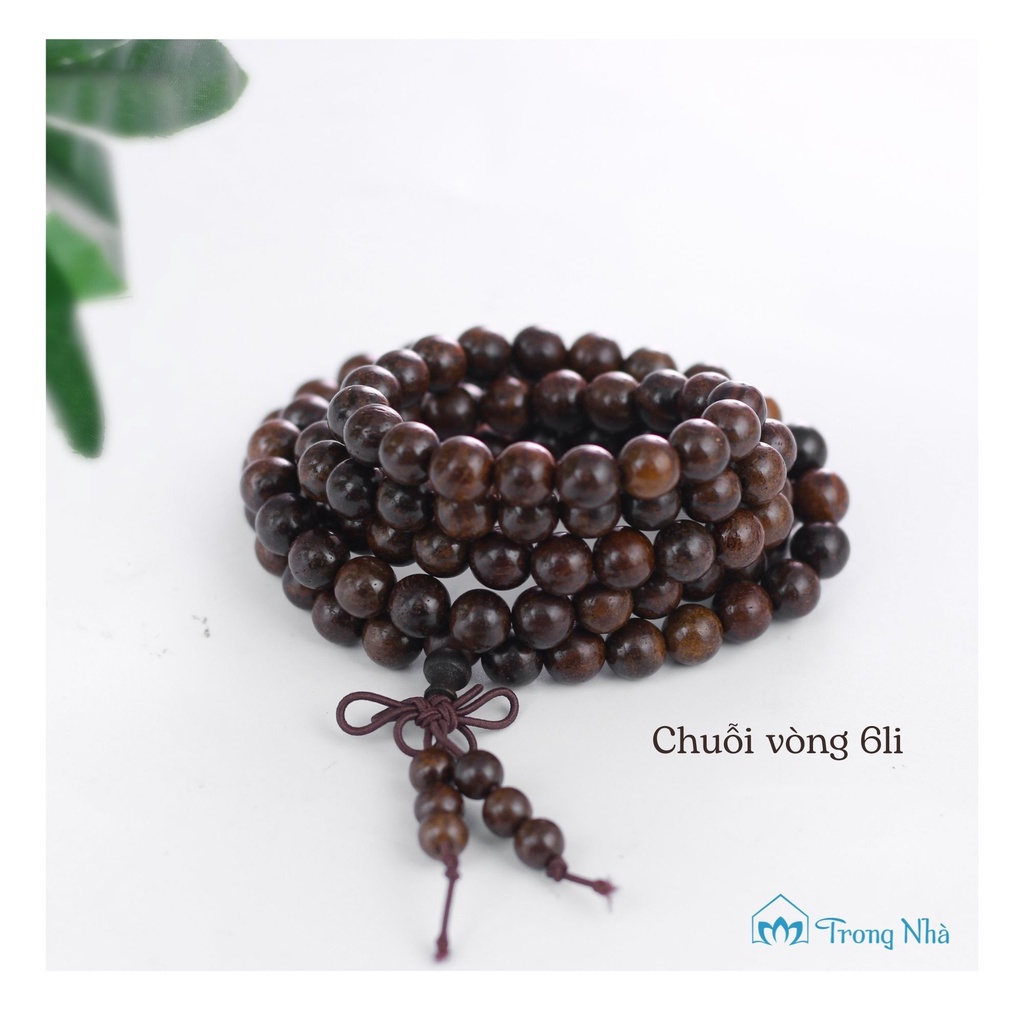 Chuỗi vòng tần bì, chuỗi vòng phong thủy 6li 8li - Bình An, May Mắn - Trong Nhà