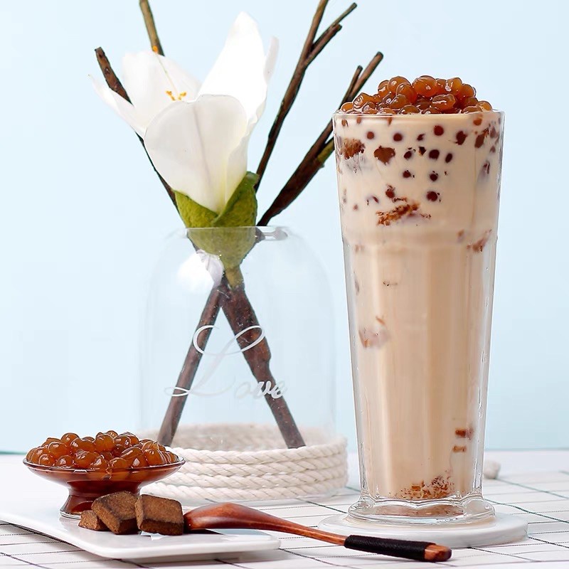 Set Nguyên Liệu Trà Sữa Trân Châu 15 Ly NHALAM FOOD Trà Thái Xanh Đỏ, Phúc Long, Hoàng Kim