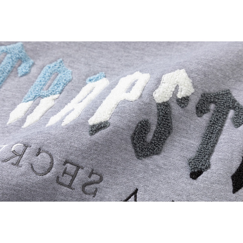 Trapstar Mới Áo Khoác Hoodie Họa Tiết Rằn Ri Phối Cá Tính