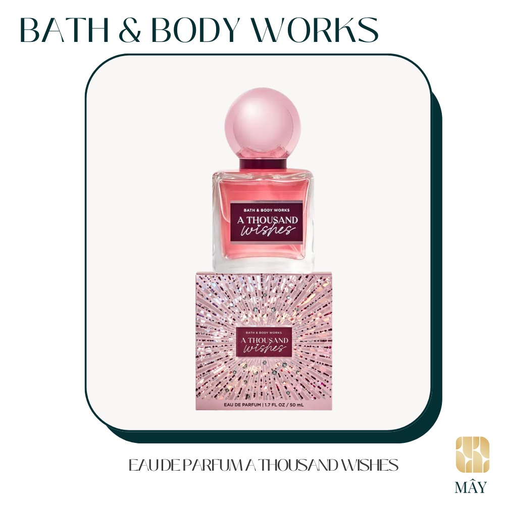 Nước hoa A THOUSAND WISHES - Xịt khử mùi Bath And Body Works Mỹ 50ml