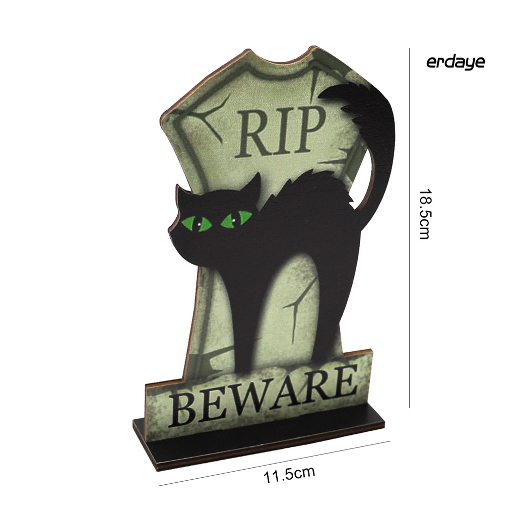 Bảng Gỗ Hình Bí Ngô Phong Cách Halloween Sáng Tạo Trang Trí Bàn