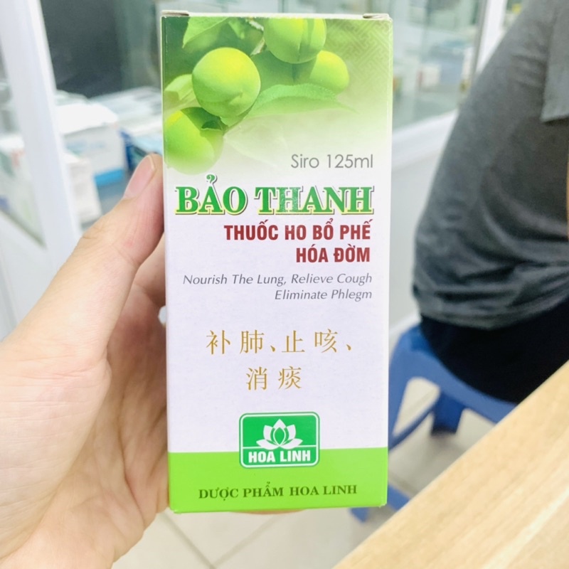 Siro ho Bảo Thanh Hoa Linh Giảm Viêm Họng Viêm phế quản