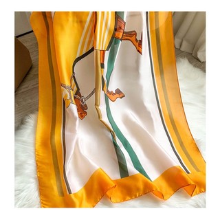 KL056 Khăn choàng cổ lụa dáng dài