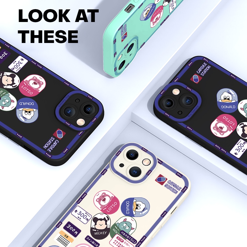 Samsung Galaxy M11 M12 M22 M31 M62 F62 M30S M21 M51 M02 Cho Ốp lưng điện thoại In Hình Cartoon Mickey Gashapon Machine