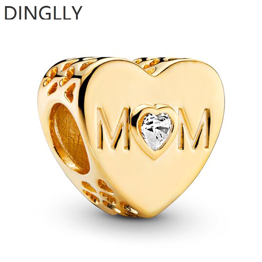 Hạt Charm Hình Trái Tim / Con Ong / Ngôi Sao / Bướm / Vòng Bắt Giấc Mơ Màu Vàng Kim Dùng Làm Trang Sức