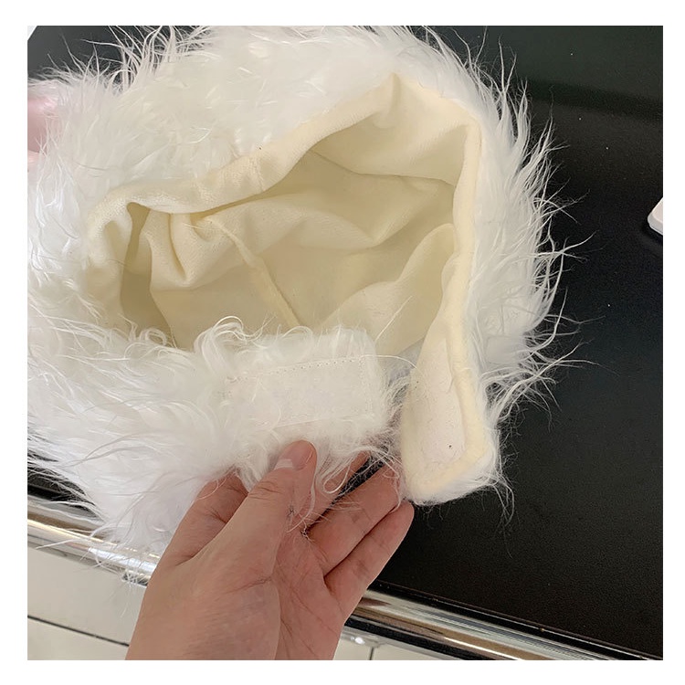 Mũ Trùm Đầu Giữ Ấm Tai Thỏ Dễ Thương