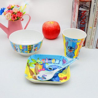 Cốc bát đĩa thìa Hello Kitty Doremon