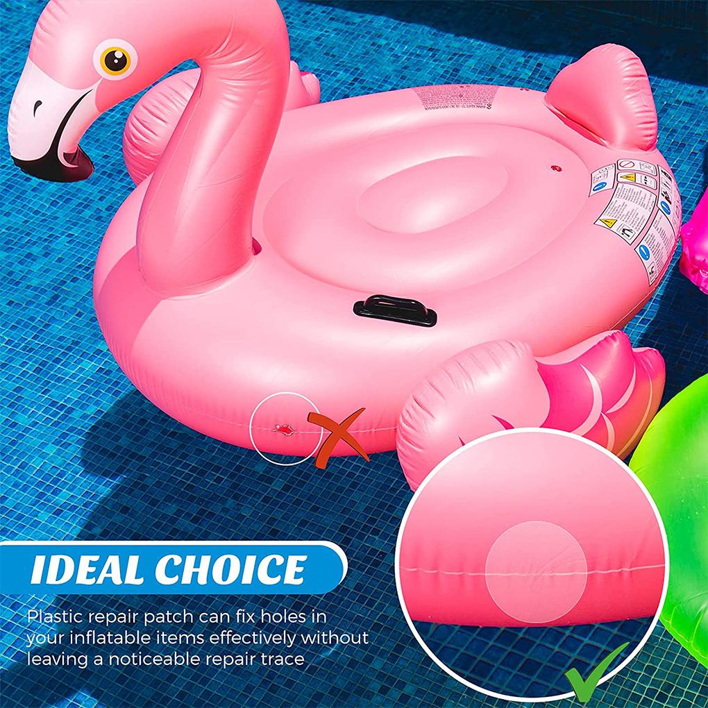 Set 30 Miếng Vá Lỗ Thuyền Bơm Hơi Trong Suốt Chống Thấm Nước