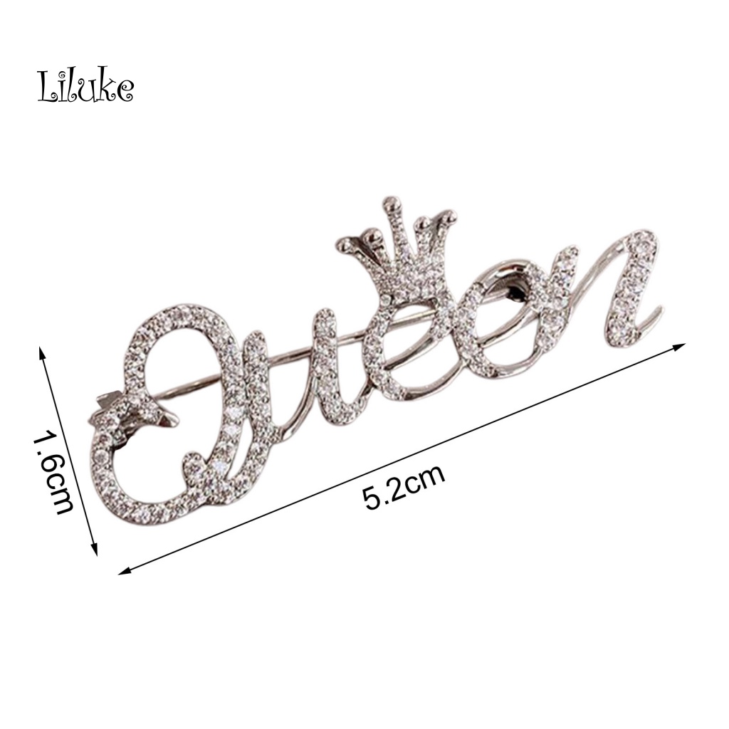 Ghim Cài Áo Hình Chữ Cái Thời Trang Bằng Thép Không Gỉ