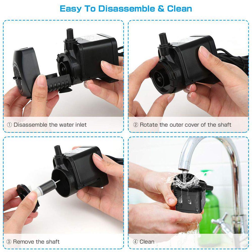 Máy Bơm Nước Điện Tử Có Đèn Led 12 Bóng