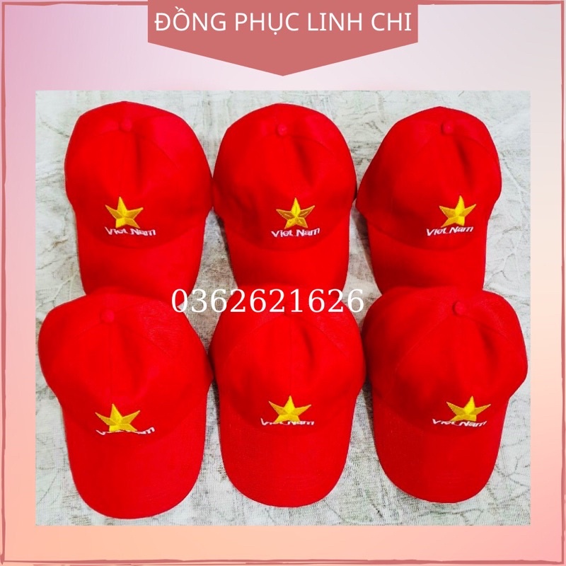 Mũ Lưỡi Trai Kaki Cờ Đỏ Sao Vàng