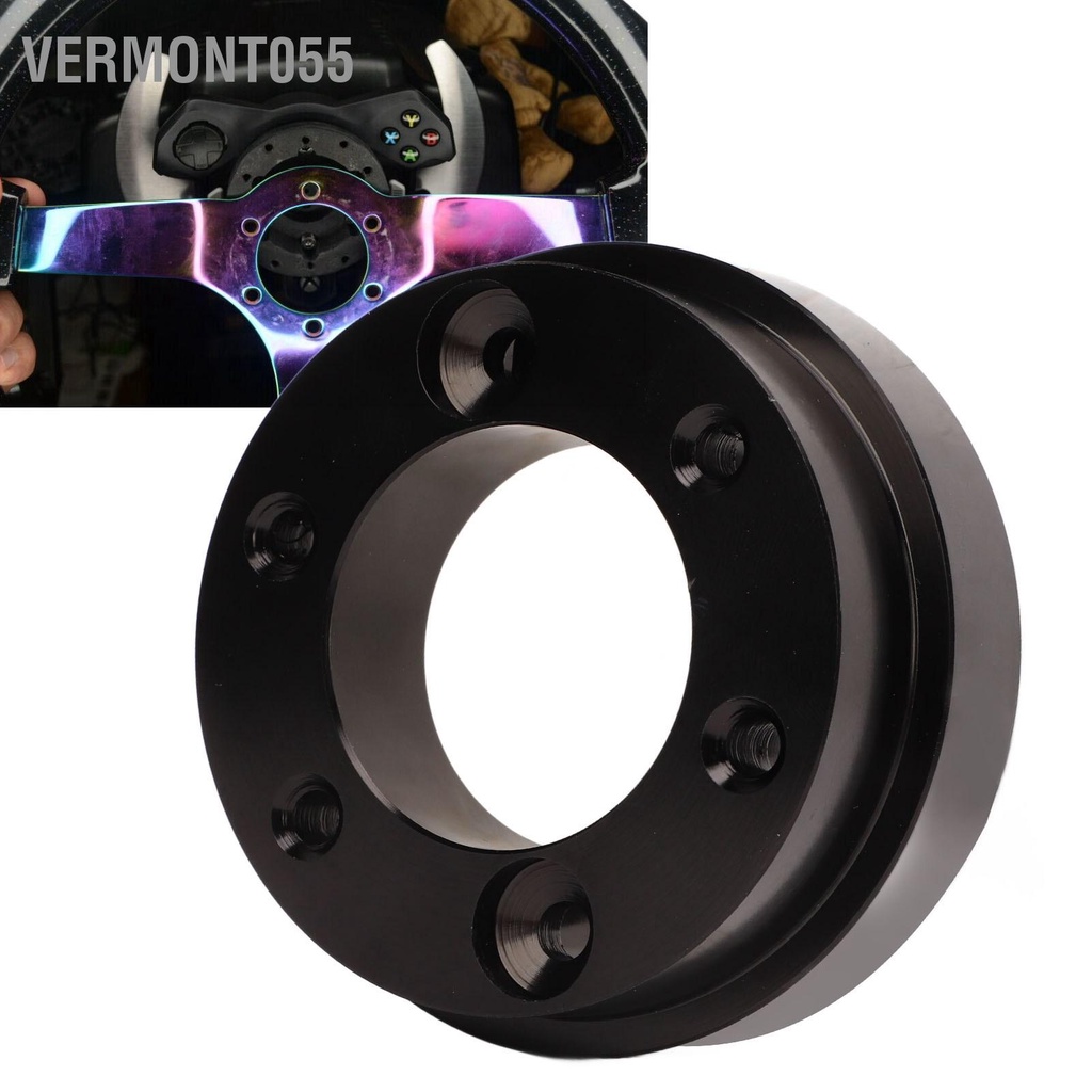 Có thể bán buôn Bộ điều hợp vô lăng 70mm bằng hợp kim nhôm cho Logitech G25 G27 G29 G920 13 14in Vermont055 Hàng giao ngay