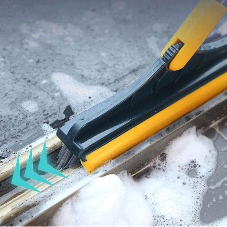 Chổi Chà Sàn Nhà Tắm Thông Minh Thiết Kế Đầu Gạt Nước Và Đầu Chổi Xoay 120 Độ Quét Nhà Siêu Sạch Mọi Góc Bẩn
