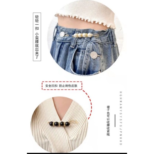 Set 4 ghim cài áo và quần thu nhỏ nó, tạo kiểu cho trang phuc, trang trí cho mũ và khăn