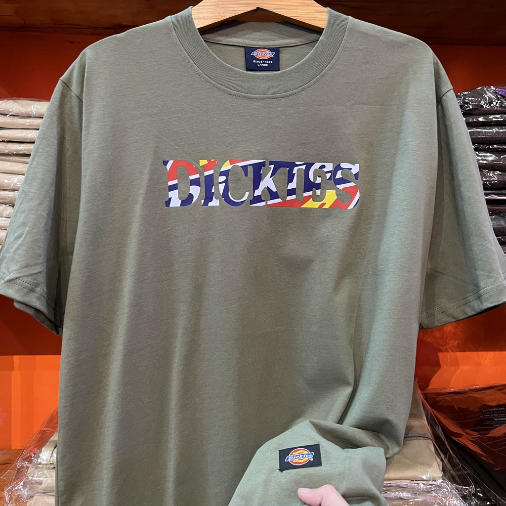 Áo thun Dickies Nâu Lạnh - Teeshirt Dickies Original -  Unisex nam nữ - Cam kết chính hãng.
