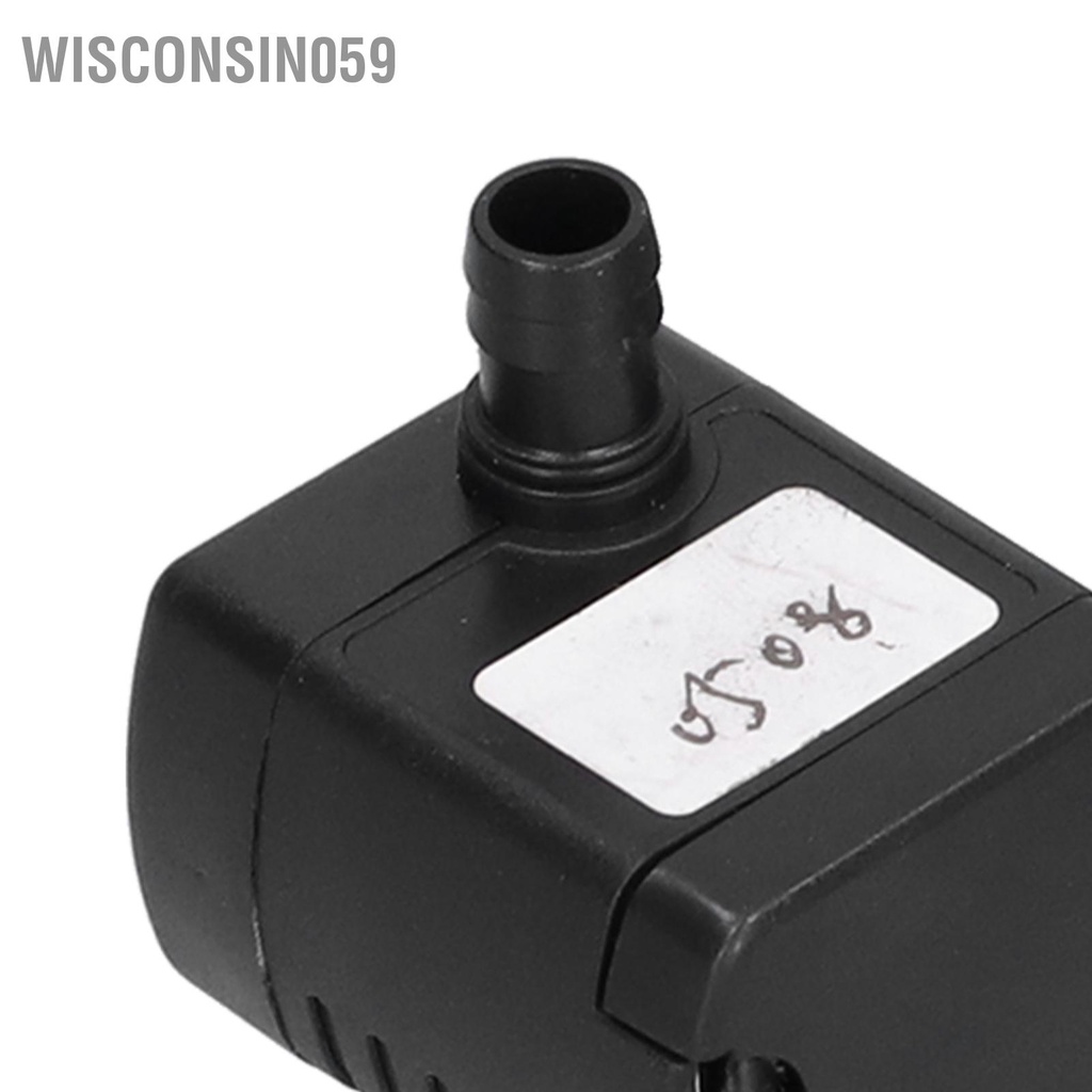 [Hàng Sẵn] Máy bơm chìm mini Đầu cắm USB DC Công cụ điện linh kiện tử không chổi than 0508 160L / H D5V 【Wisconsin059】