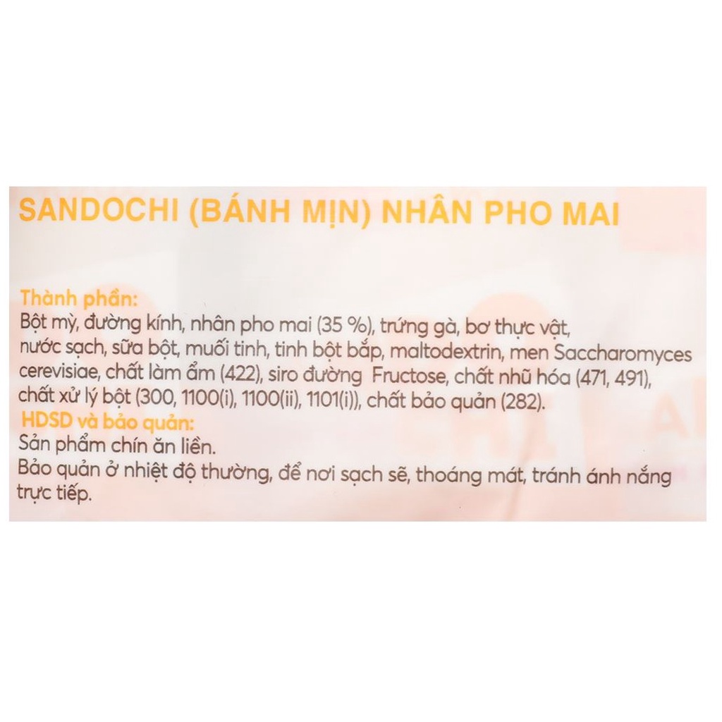 Bánh Sandochi Bảo Minh  Nhân Phô Mai/Sữa Chua Gói 200G