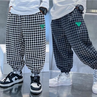 Quần nỉ jogger kẻ sọc QB493 sz 110-160, chất nỉ da cá, quần jogger thời trang thu đông cho bé