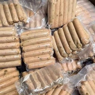 Xúc xích ức gà ( eatclean, keto, das ,lowcarb 500gr)