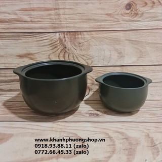 nồi đát kho thịt sứ Minh Long - nồi đất kho thịt
