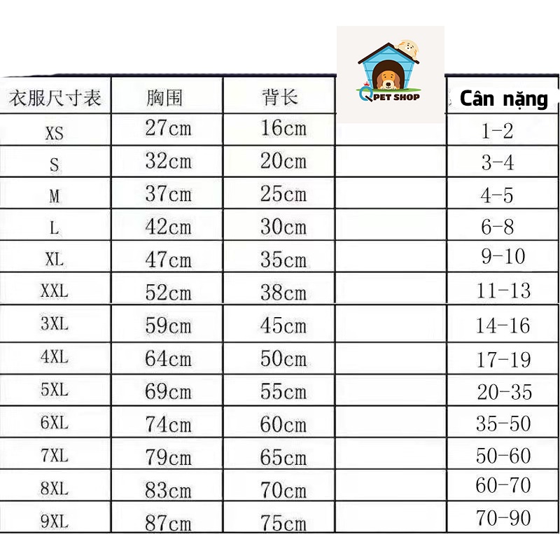 Quần áo cho chó mèo - quần áo ba lỗ dễ thương cho thú cưng nhiều size