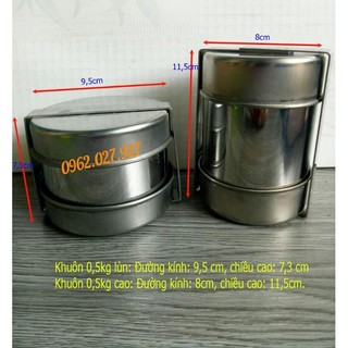 Khuôn chả lụa, Khuôn giò lụa INOX 430 - Khuôn giò chả hiện đại