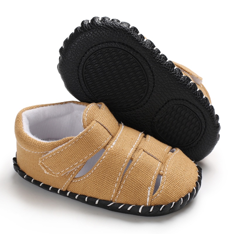 Giày Sandal Cotton Mềm 2 Phong Cách Thời Trang Mùa Hè 2022 Cho Bé Sơ Sinh 0-18 Tháng Tuổi