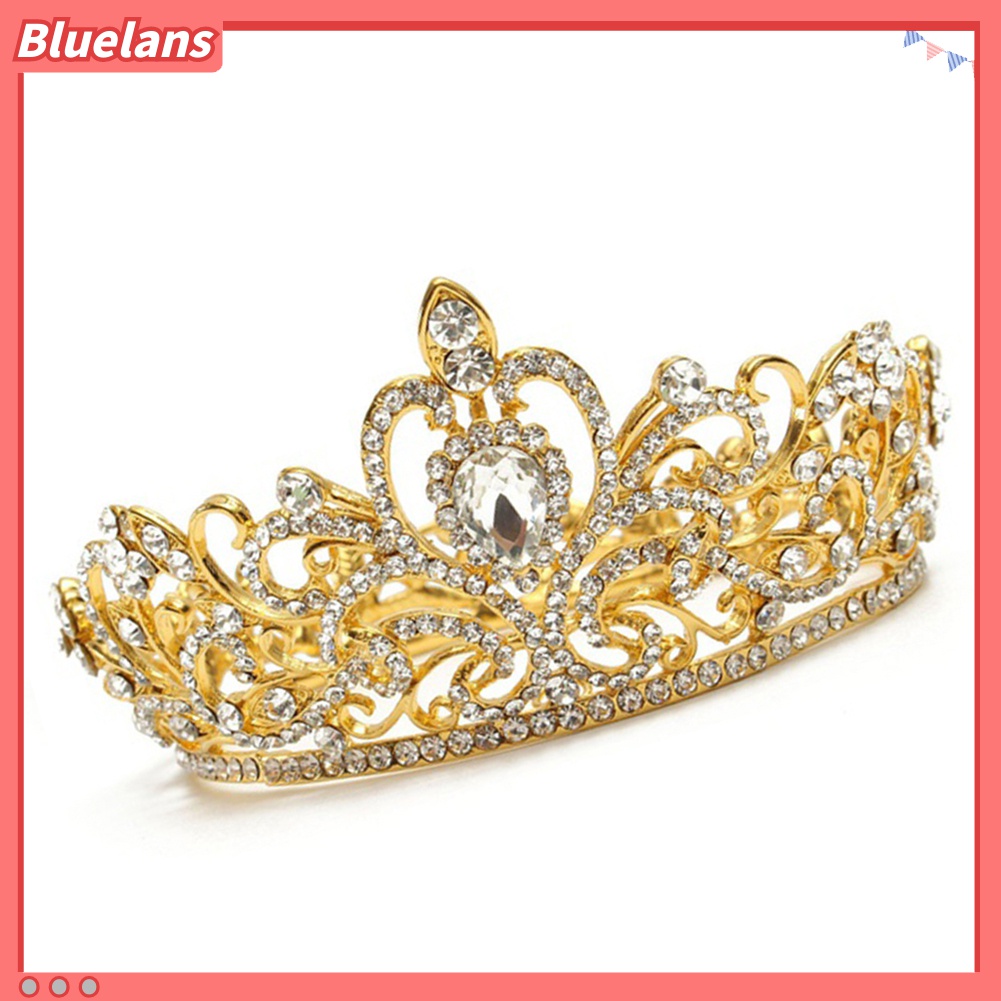 Cài Tóc Hình Vương Miện Đính Đá Lấp Lánh 48h Dành Cho Cô Dâu