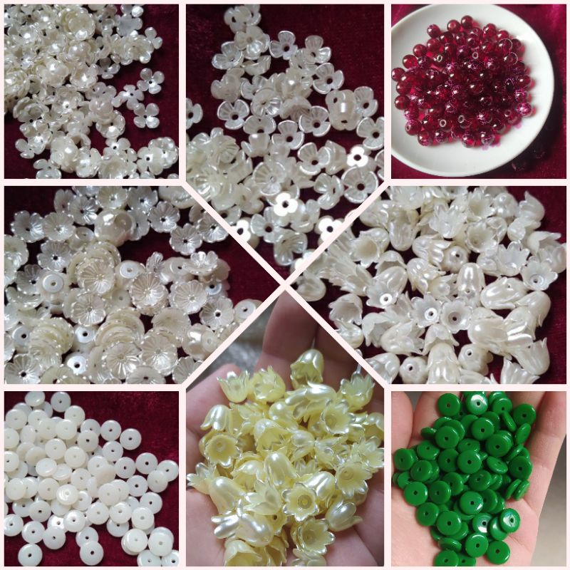 20 bông hoa làm trang sức