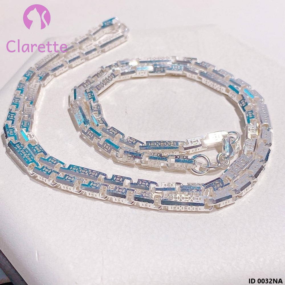 Dây chuyền bạc cho nam kim t i ề n Clarette 0032NA