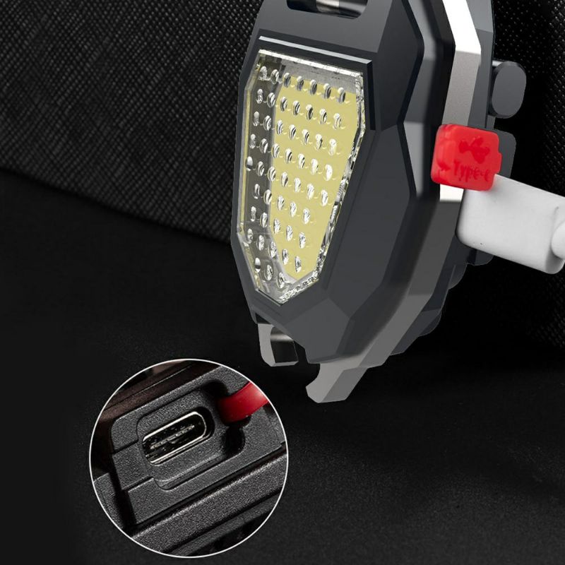 Đèn Móc Khóa Mini LED COB 800 Lumens, Đèn Led 5 IN 1 Mở Bia, Châm Thuốc, Vặn Ốc Vít, Nam Châm, Móc Khóa Chống Nước