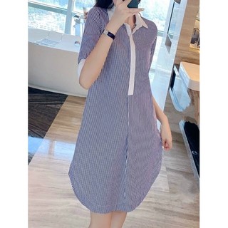 Đầm suông sơmi sọc MLXL