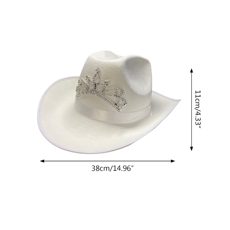 Han Mũ Cao Bồi Rộng Vành Có Dây Rút Tùy Chỉnh Dễ Phối Đồ Phong Cách Cao Bồi Phương Tây Cho Giáng