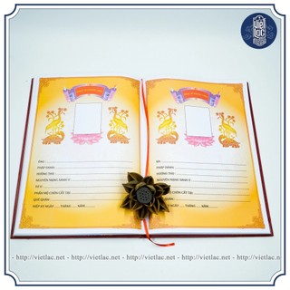 Sổ ghi gia phả các dòng tộc khổ a4